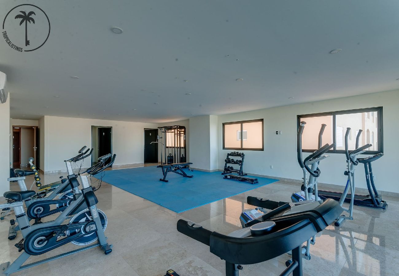 Apartamento en Mazatlán - Bonito Dpto. con piscina & gimnasio en Mazatlán