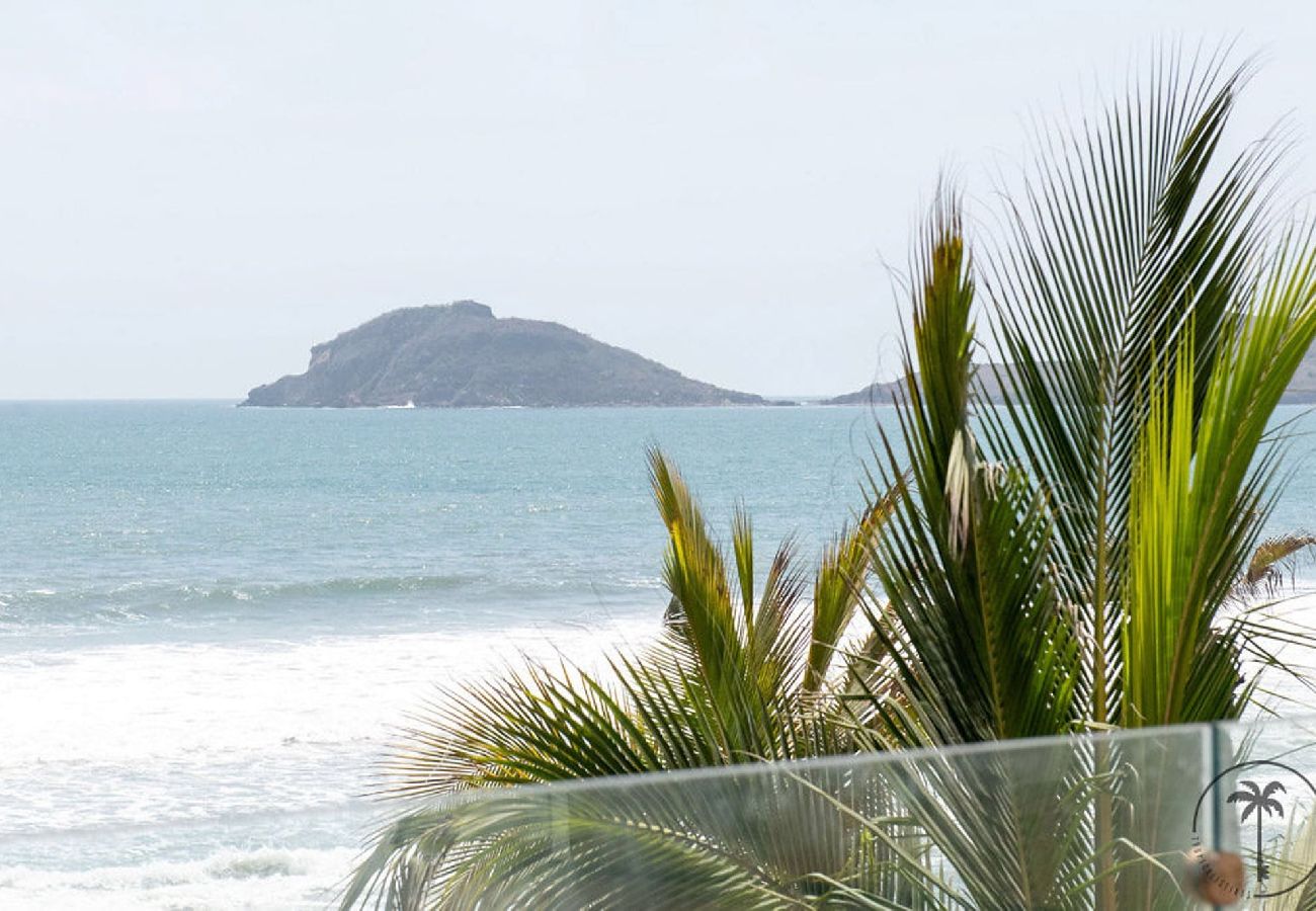 Apartamento en Mazatlán - Moderno Dpto en Mazatlán con terraza vista al mar