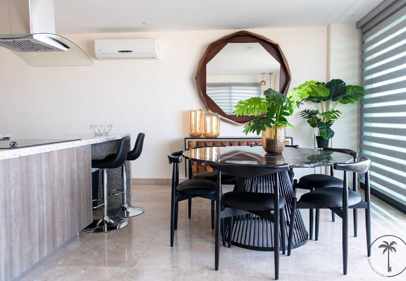 Apartamento en Mazatlán - Elegante departamento familiar en el Malecón