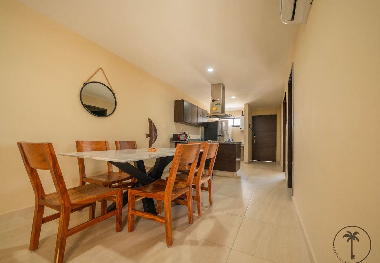 Apartamento en Mazatlán - Cómodo Dpto. con alberca y balcón en Mazatlán.