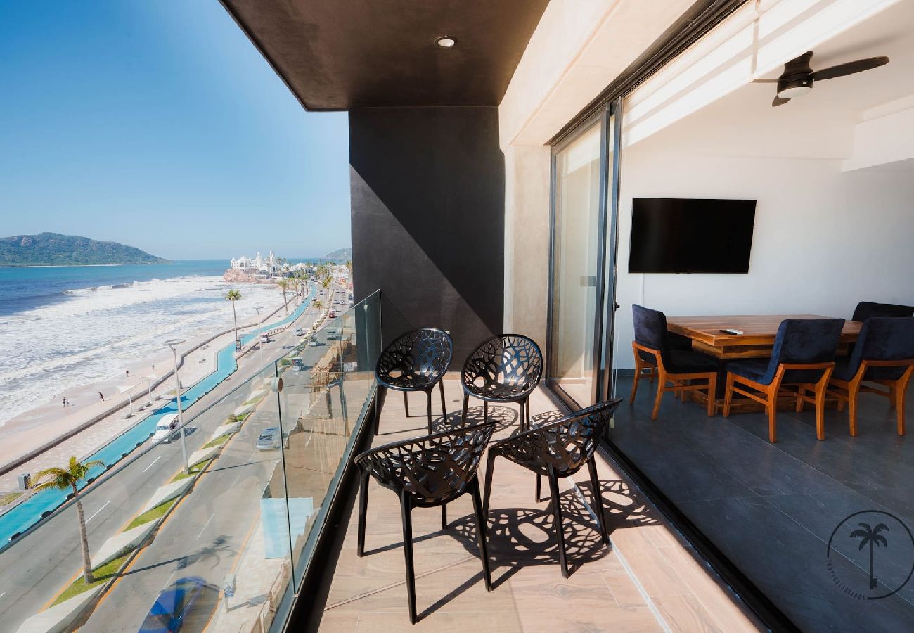 Apartamento en Mazatlán - Departamento único frente a la costa, Mazatlán. 