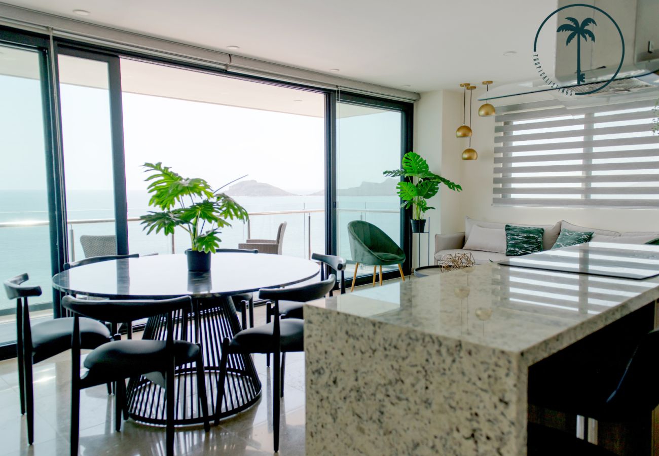 Apartamento en Mazatlán - Vista al mar, Condominio con amenidades