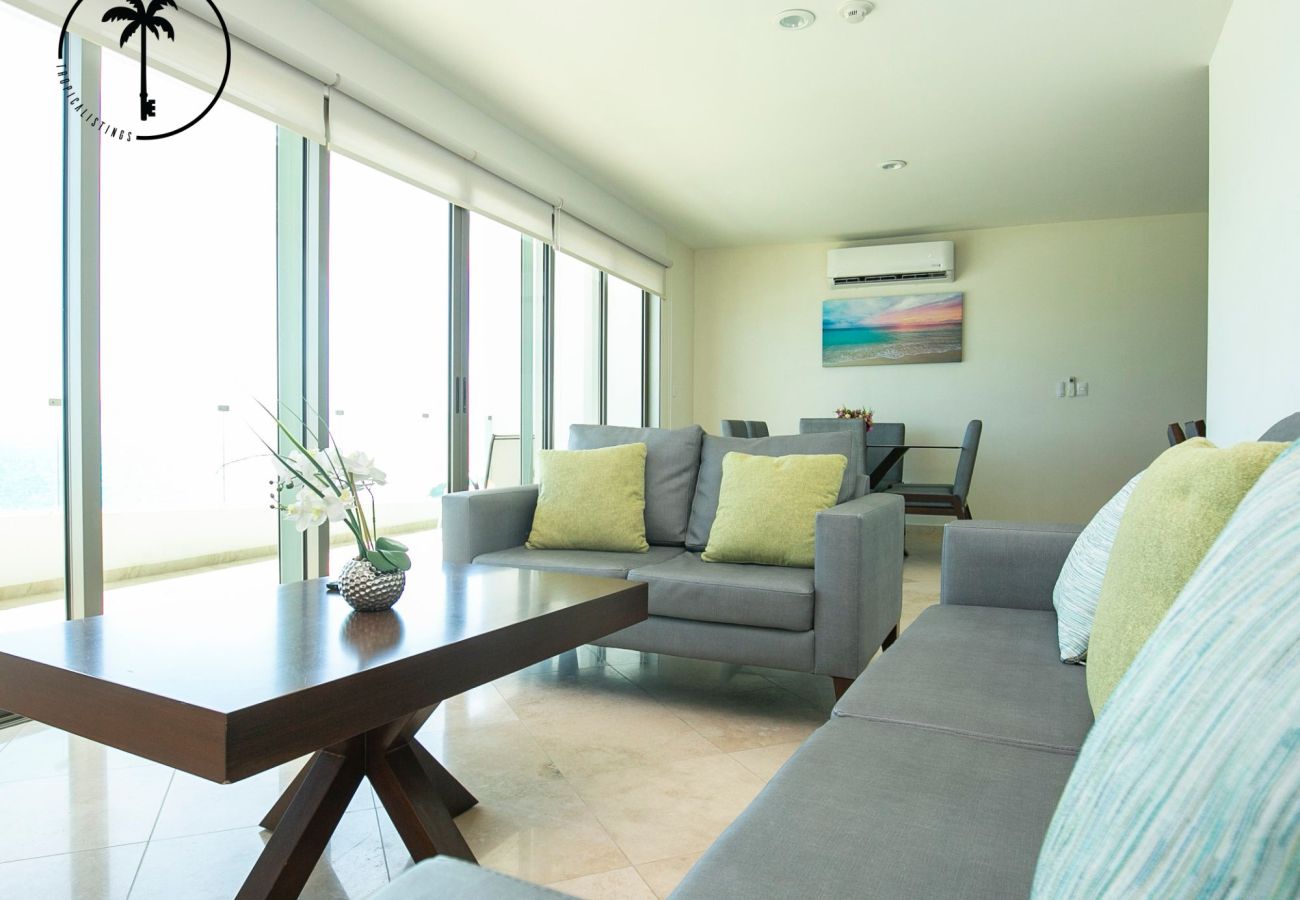 Apartamento en Mazatlán - Depto. en Playa Brujas: Confort y Vista al Mar