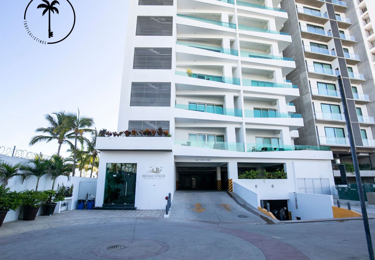 Apartamento en Mazatlán - Elegante Depto. en Playa Brujas con Vista al Mar