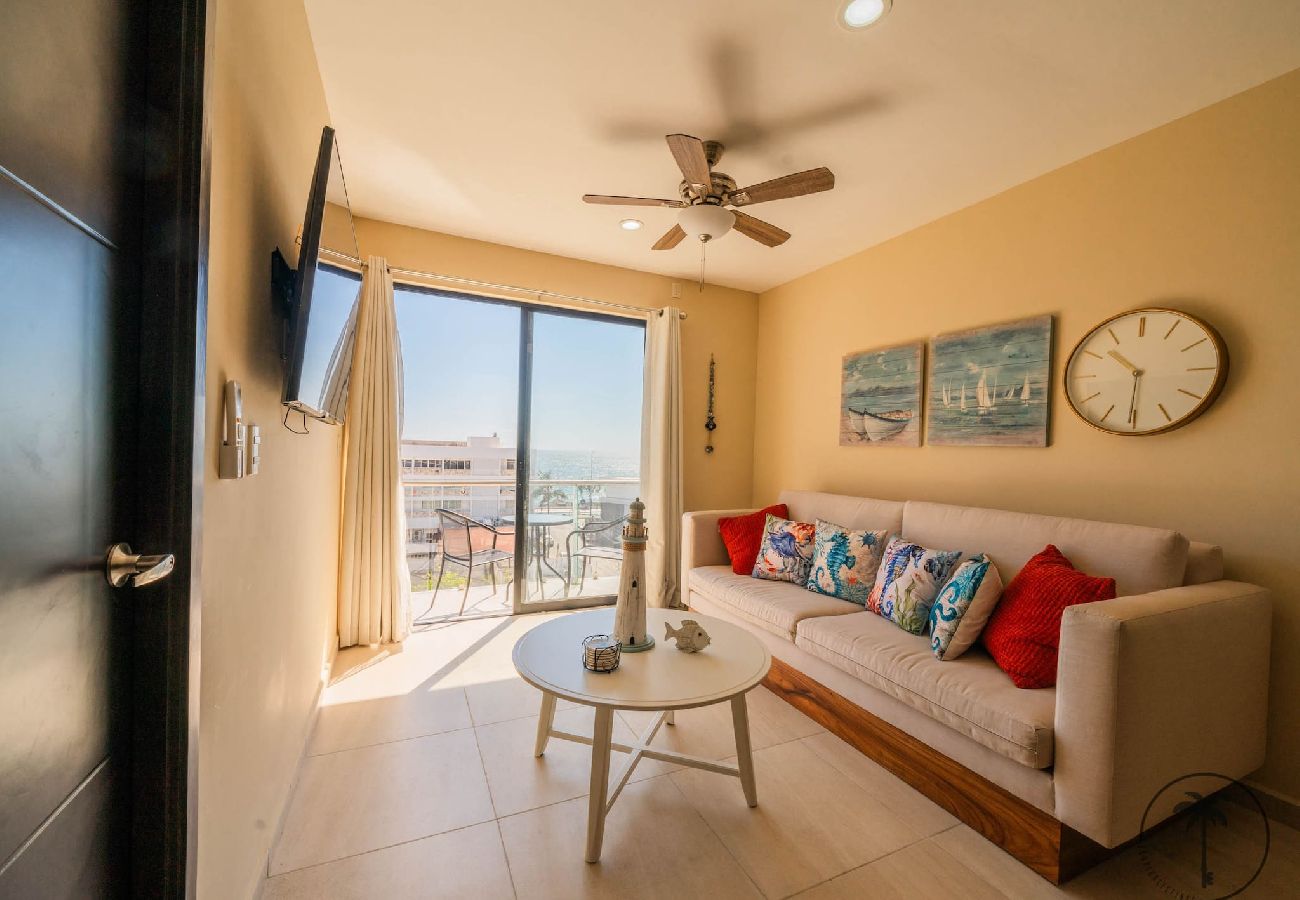 Apartment in Mazatlán - Comfortable Apt. with pool and balcony in Mazatlán